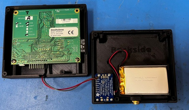 OPS243 WiFi Enclosure with Battery Support - Image 3